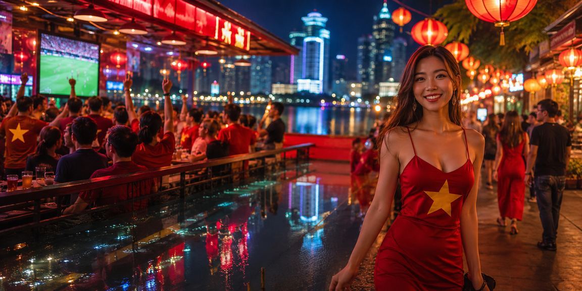 Không khí chợ đêm Hà Nội sôi động gắn liền với trải nghiệm giải trí VIP tại 7100