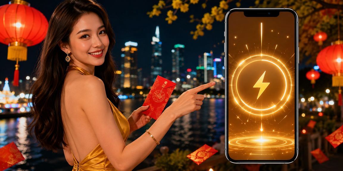 Không khí lễ hội đèn lồng tại TP. Hồ Chí Minh kết hợp trải nghiệm casino đêm
